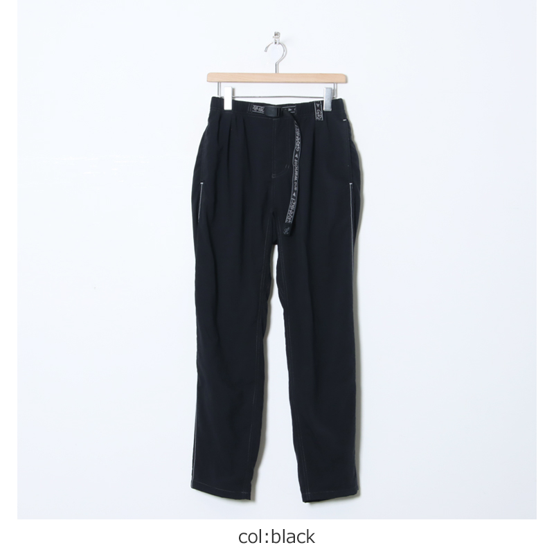 and wander (アンドワンダー) gramicci nylon climbing pant