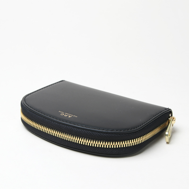 A.P.C. (アーペーセー) COMPACT DEMI-LUNE Noir / コンパクトウォレット