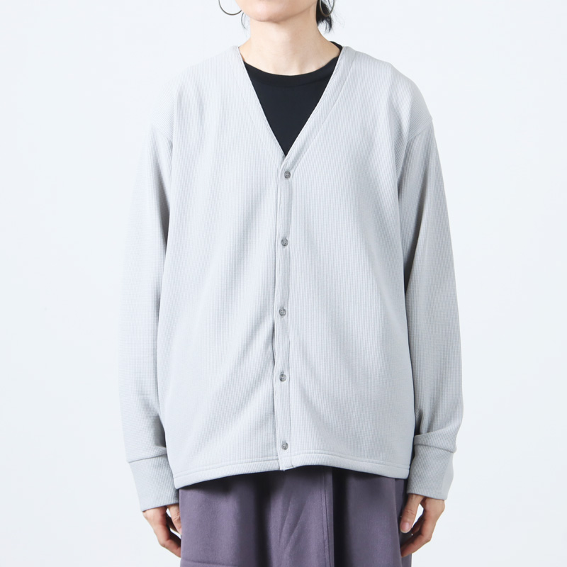 AXESQUIN (アクシーズクイン) QD ECO WAFFLE CARDIGAN / クイック