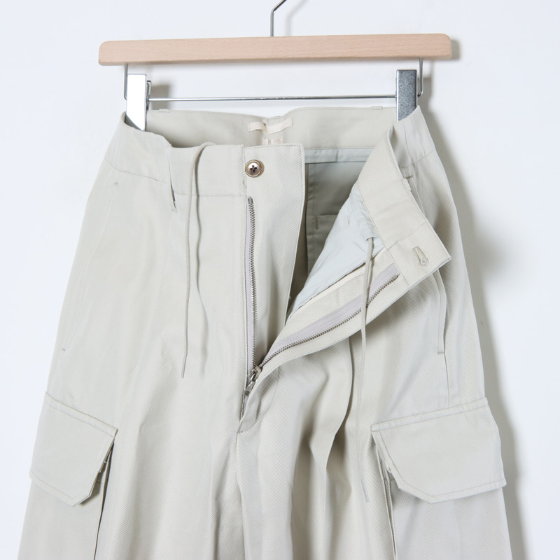 blurhms (ブラームス) Drill Chambray Super Wide 6P Slacks / ドリル