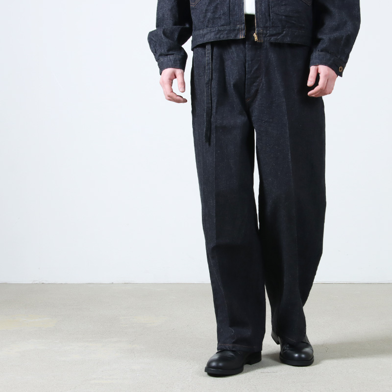 blurhms (ブラームス) 12.9oz Denim Narrow Belted Pants / 12.9オンス