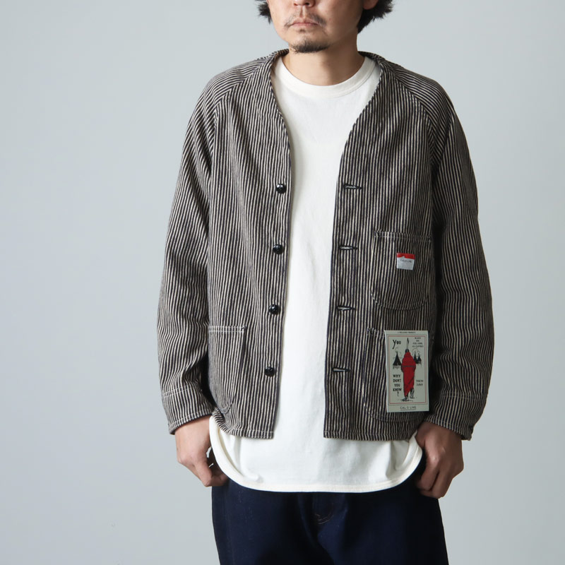 キャルオーライン ヒッコリー エンジニア ジャケット M CAL O LINE