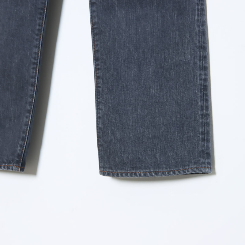 CIOTA (シオタ) グレー スビンコットン 13.5oz ハイウエストデニム