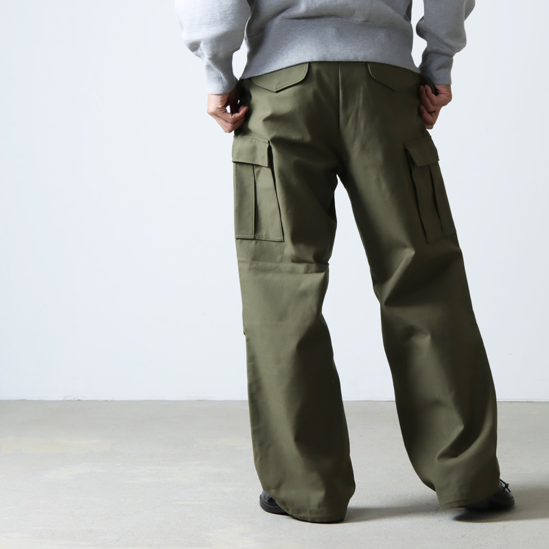 CIOTA (シオタ) スビンコットン ナイロン バックサテン M65 フィールド