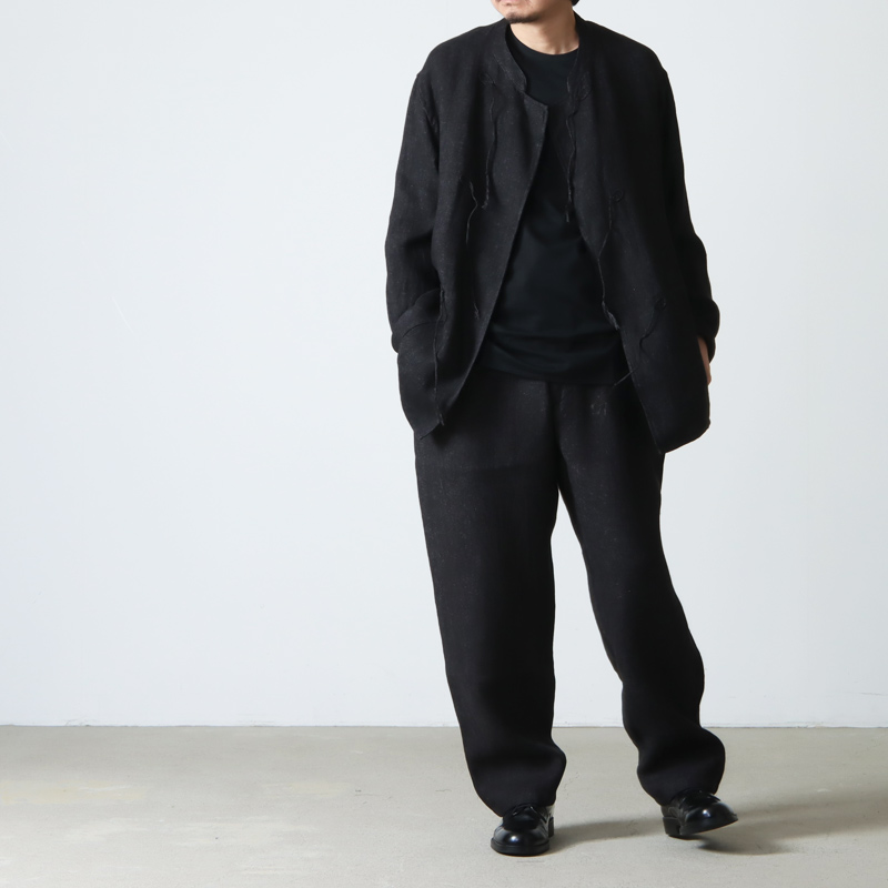 COMOLI (コモリ) リネン スタンドカラージャケット