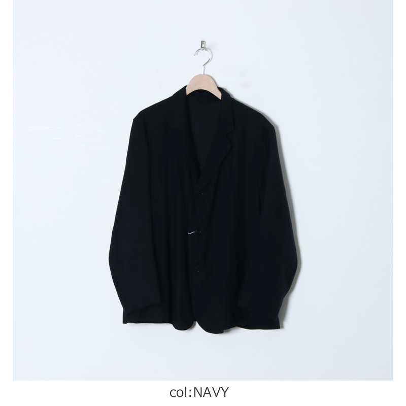 COMOLI (コモリ) シルクネル ジャケット