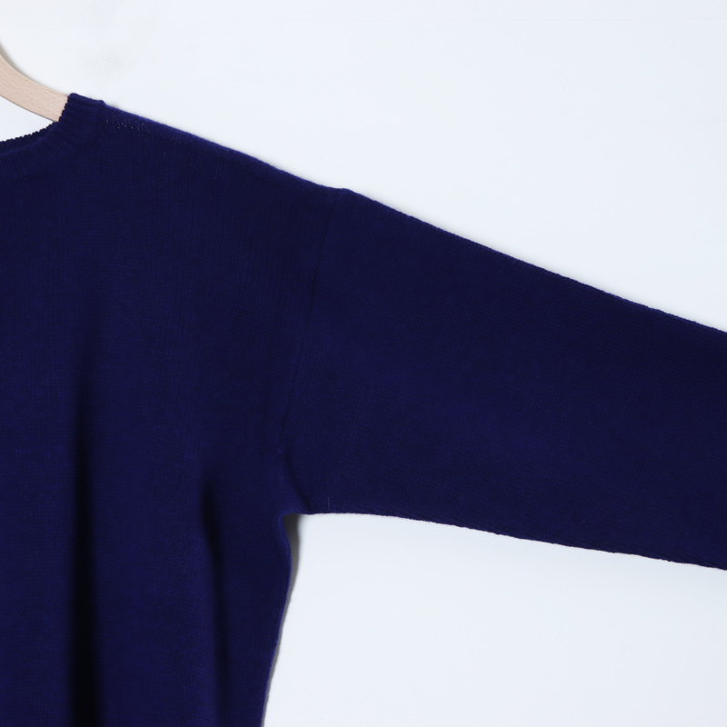 COMOLI (コモリ) ラムズウール ガンジーネックニット