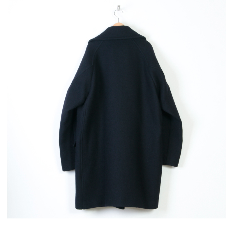 COMOLI (コモリ) ウール ショールカラーコート