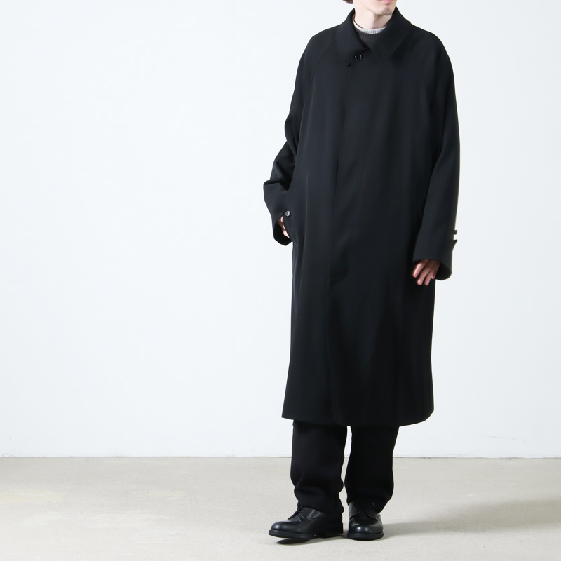 COMOLI (コモリ) ウールギャバ バルカラーコート