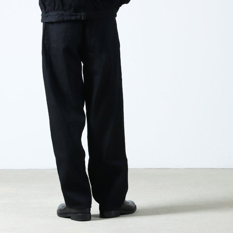 COMOLI (コモリ) デニム ベルテッドパンツ