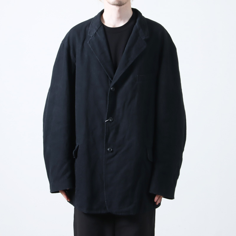 COMOLI (コモリ) ブラックドリル ジャケット