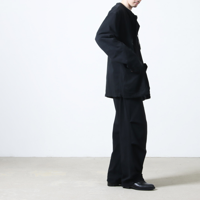 COMOLI (コモリ) コットンジャージ スタンドカラージャケット