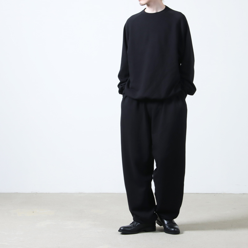 COMOLI (コモリ) LWコットン裏毛 クルーネック / ライトウエイト