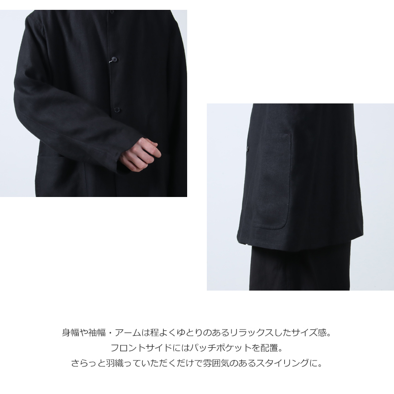 COMOLI (コモリ) カナパ スタンドカラージャケット