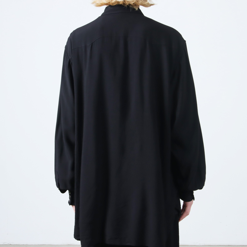 COMOLI (コモリ) レーヨン ウエスタンシャツ