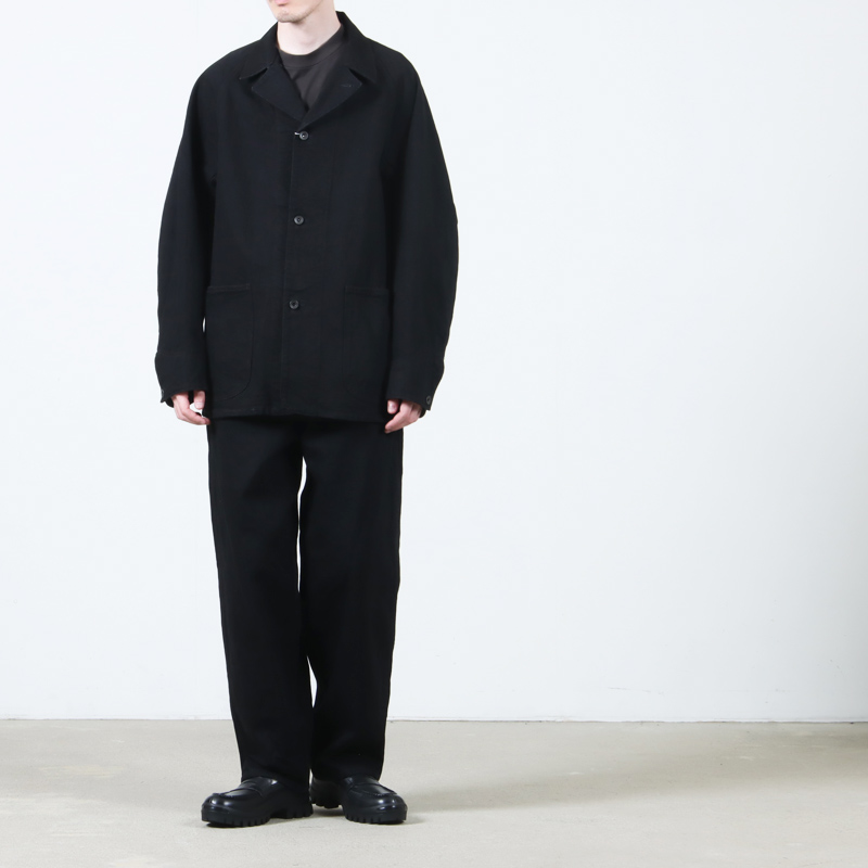 COMOLI (コモリ) ブラックデニム ワークジャケット