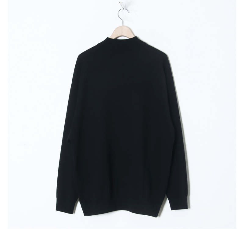 COMOLI (コモリ) ウール モックネックニット