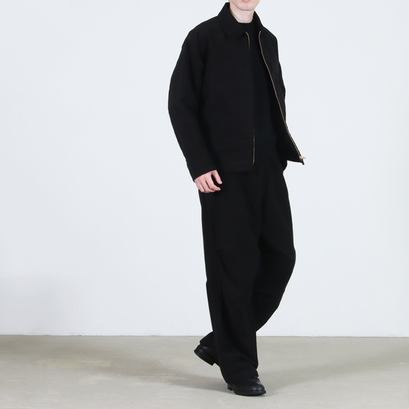 COMOLI (コモリ) モールスキン ジップショートジャケット