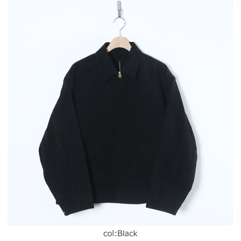 COMOLI (コモリ) モールスキン ジップショートジャケット