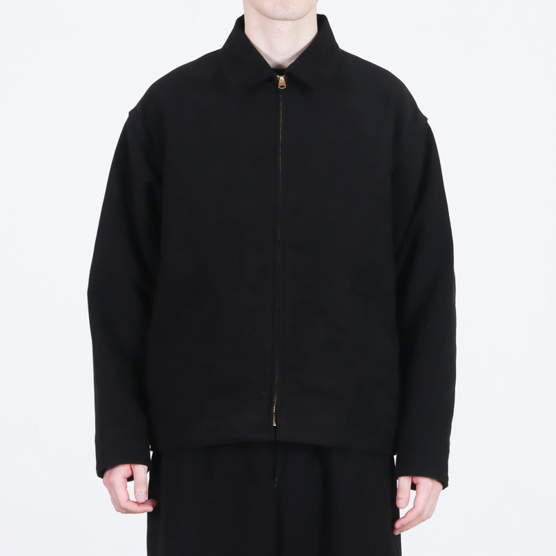 COMOLI (コモリ) モールスキン ジップショートジャケット