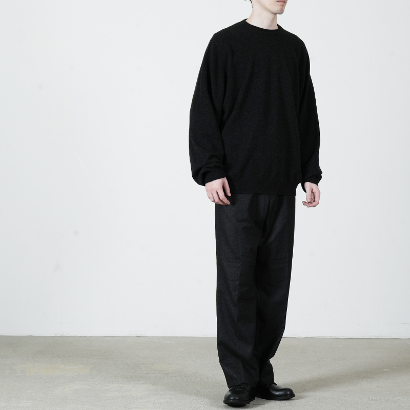 COMOLI (コモリ) SCOTT&CHARTERS別注 クルーネックニット