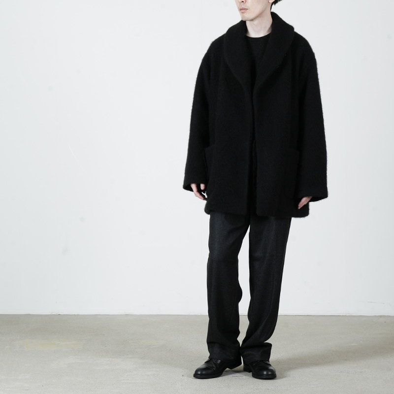 comoli ショールカラーコート COMOLI / コモリ | ウール ショール