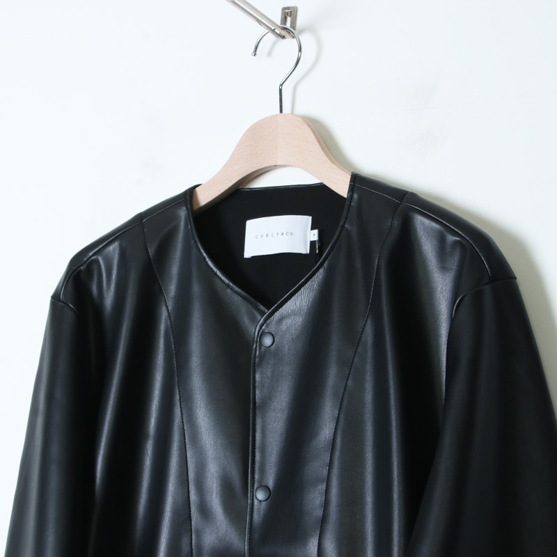 CURLY (カーリー) REGENCY NC JACKET Synthetic leather