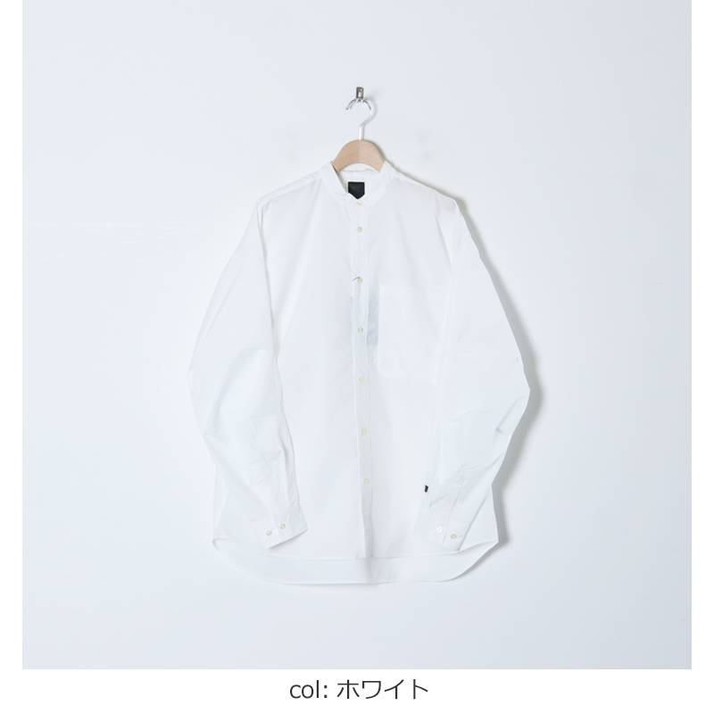 DAIWA PIER39 (ダイワピア39) TECH BAND COLLAR SHIRTS L/S / テック