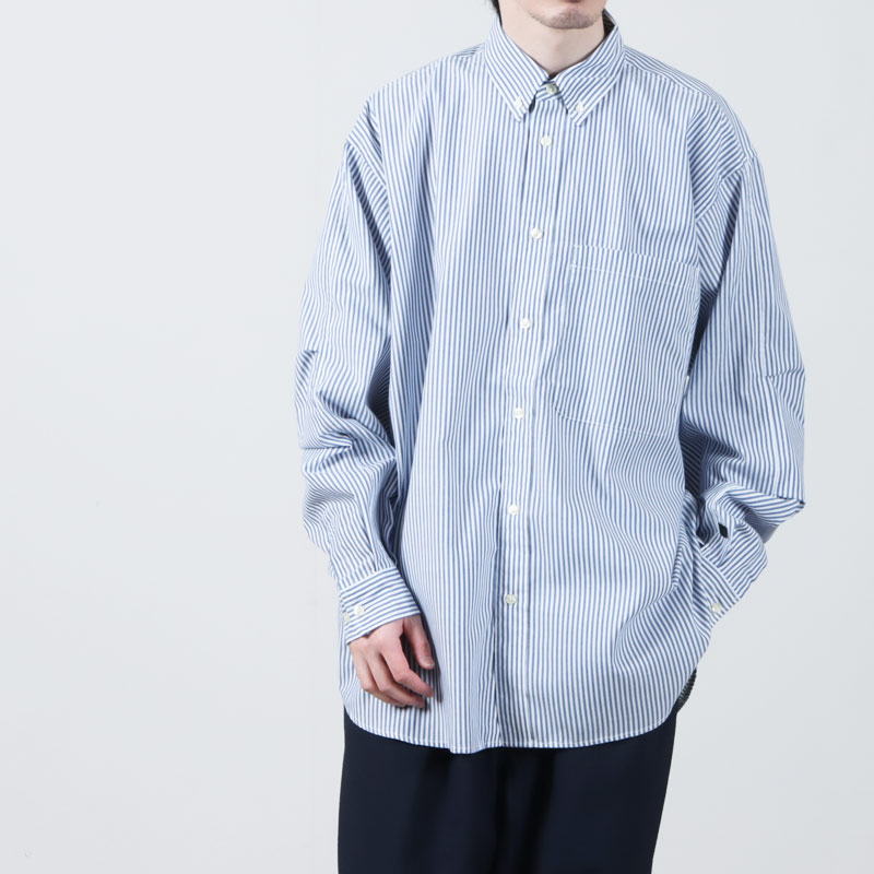 DAIWA PIER39 (ダイワピア39) TECH BUTTON DOWN SHIRT L/S STRIPE