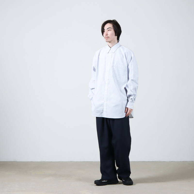 DAIWA PIER39 (ダイワピア39) TECH BUTTON DOWN SHIRT L/S STRIPE