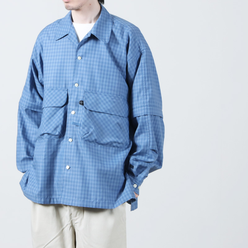 DAIWA PIER39 (ダイワピア39) TECH SPORTS OPEN COLLAR SHIRT L/S MINI