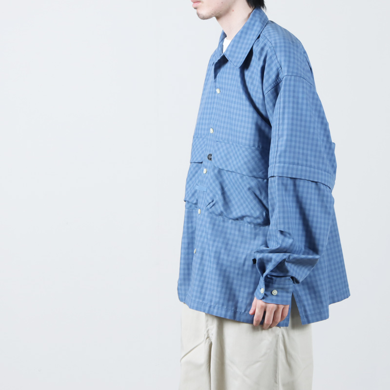 DAIWA PIER39 (ダイワピア39) TECH SPORTS OPEN COLLAR SHIRT L/S MINI