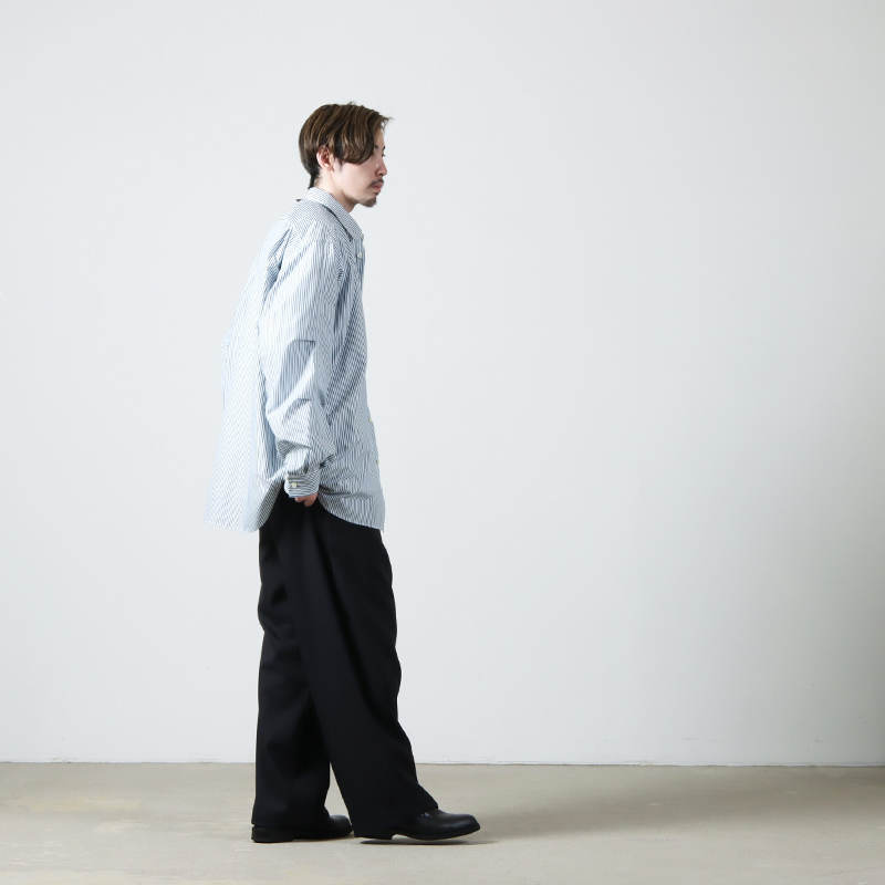 DAIWA PIER39 (ダイワピア39) TECH REGULAR COLLAR SHIRT L/S STRIPE