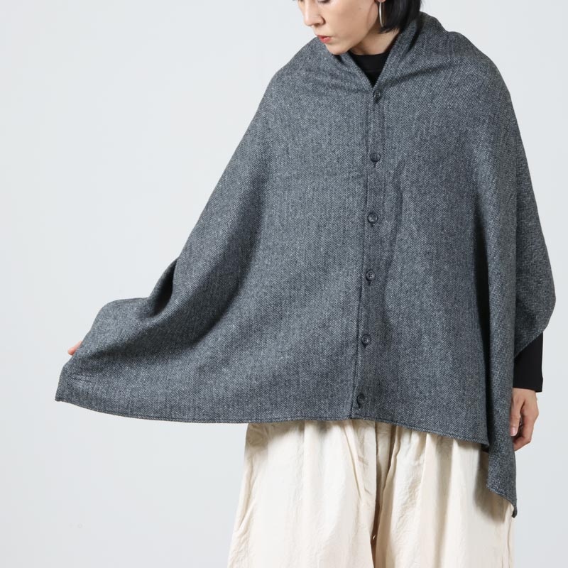 ENGINEERED GARMENTS (エンジニアードガーメンツ) Button Shawl -Poly