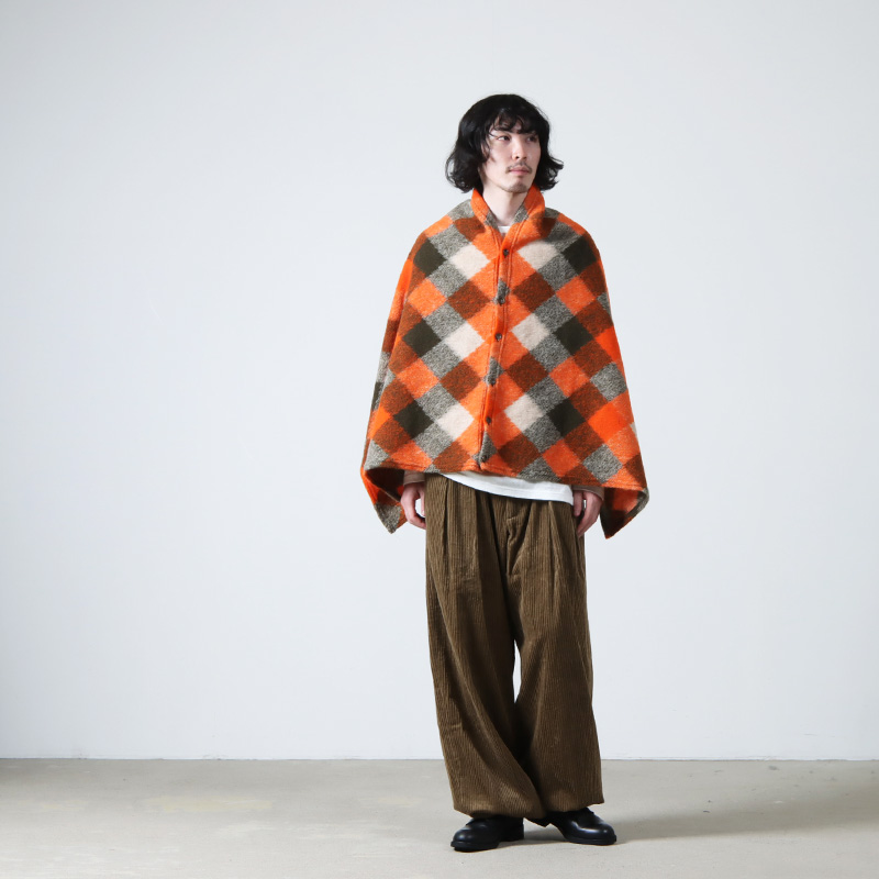 ENGINEERED GARMENTS (エンジニアードガーメンツ) Button Shawl -Poly