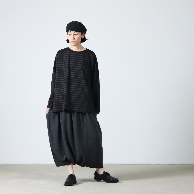 evameva (エヴァムエヴァ) wool sarrouel pants / ウールサルエルパンツ