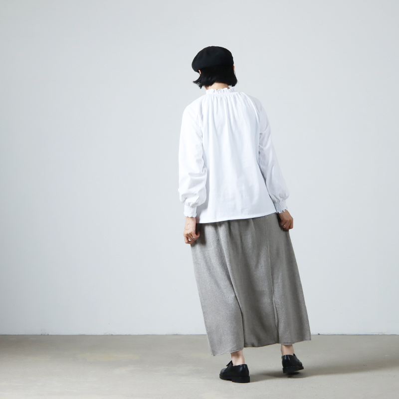 evameva (エヴァムエヴァ) wool sarrouel pants / ウールサルエルパンツ