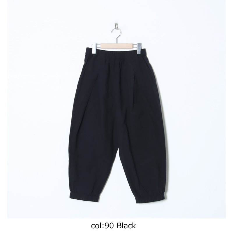 evameva (エヴァムエヴァ) cotton cropped pants / コットンクロップド
