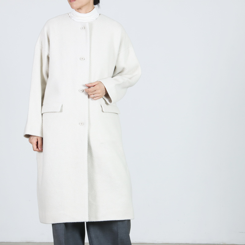 evameva (エヴァムエヴァ) renew-wool long coat / リニューウール