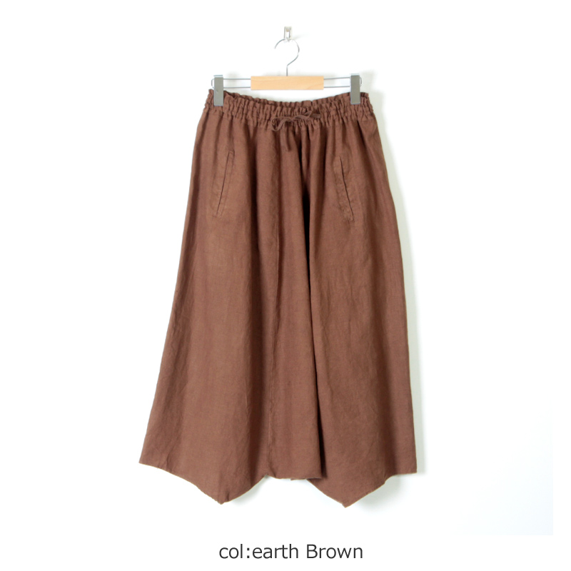 FACTORY (ファクトリー) フランスリネンサルエルパンツ