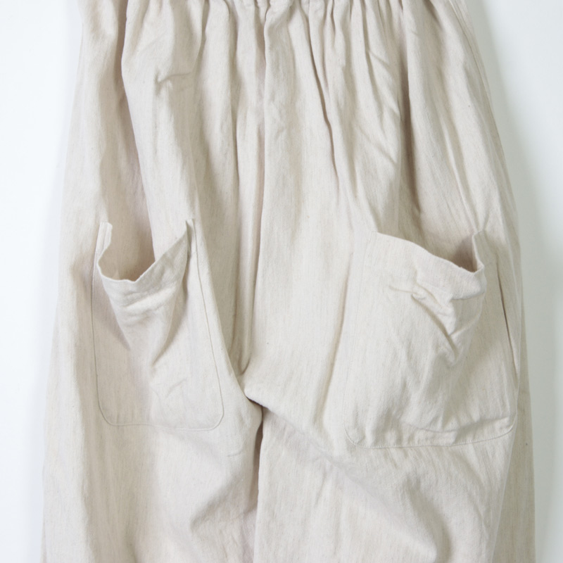 ICHI Antiquites (イチアンティークス) コットンリネンサルエルパンツ