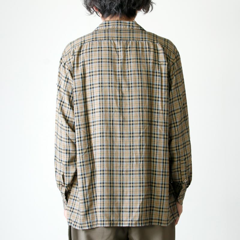 KAPTAIN SUNSHINE (キャプテンサンシャイン) Open Collar L/S Shirt