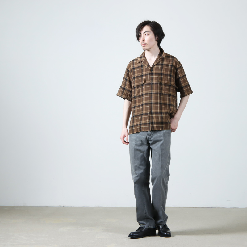 KAPTAIN SUNSHINE (キャプテンサンシャイン) Short Sleeve Open Collar