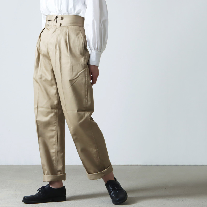 LENO (リノ) DOUBLE BELTED GURKHA TROUSERS / ダブルベルテッドグルカ