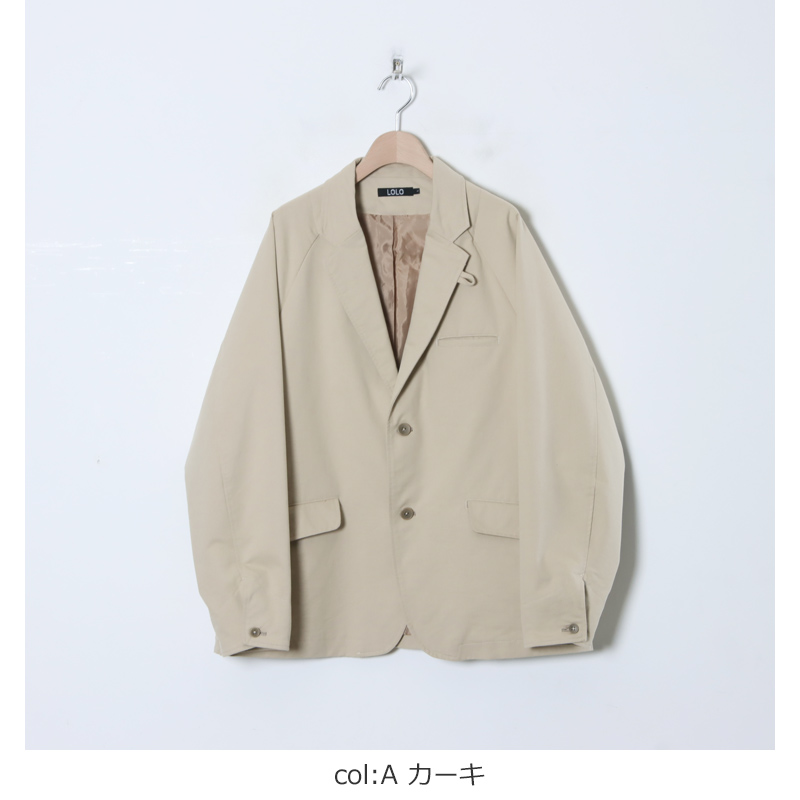 LOLO (ロロ) 総裏 サーモライト ラグランスリーブジャケット