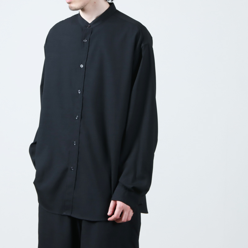 marka (マーカ) BAND COLLAR SHIRT / バンドカラーシャツ