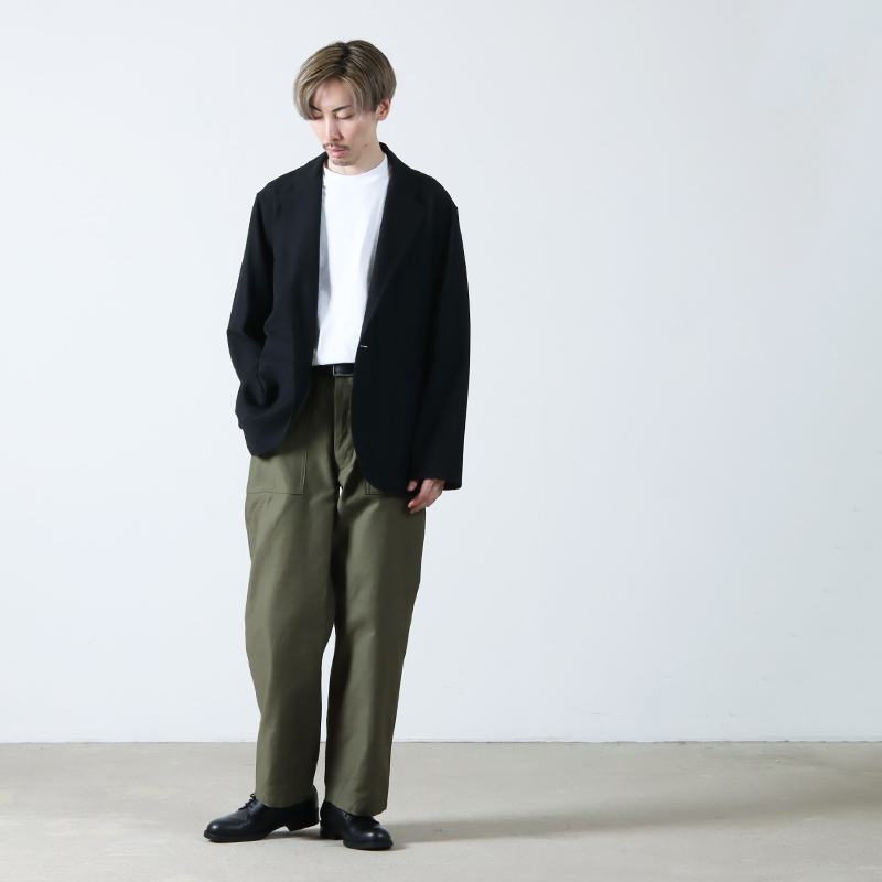 marka (マーカ) TUMBLED WOOL SERGE HOSPITAL JACKET / タンブルウール