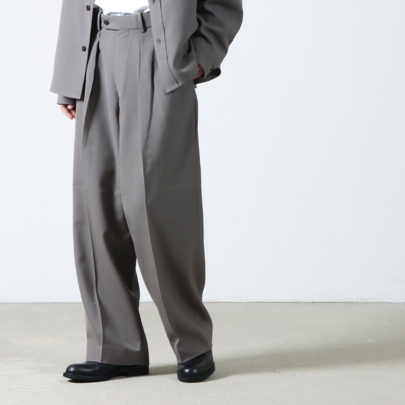 MARKAWARE (マーカウェア) DOUBLE PLEATED TROUSERS / ダブルプリーツ