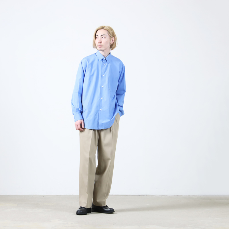MARKAWARE (マーカウェア) CLASSIC FIT DOUBLE PLEATED TROUSERS