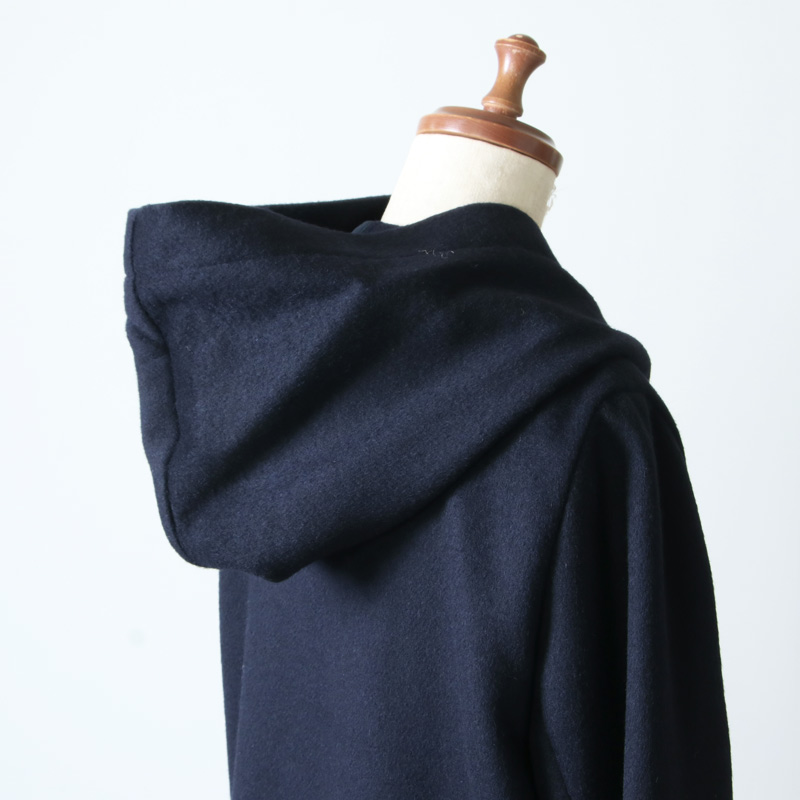mizuiro ind (ミズイロインド) Aラインダッフルロングコート